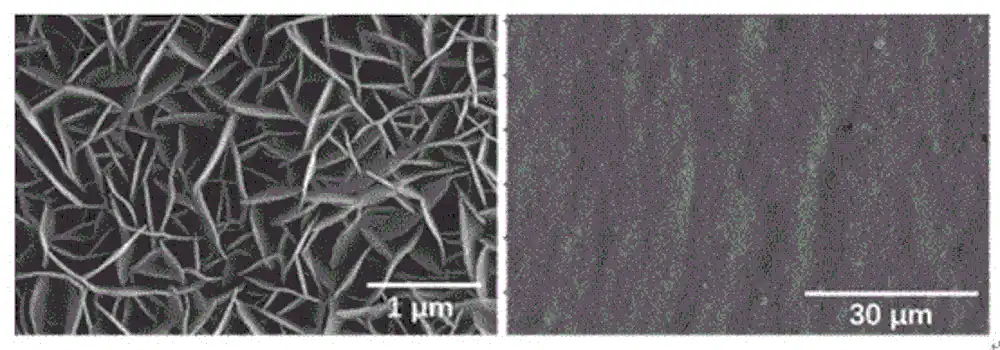 Preparation process of flake magnesium oxide or doped magnesium oxide array