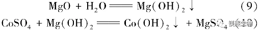 Cobalt precipitation reaction