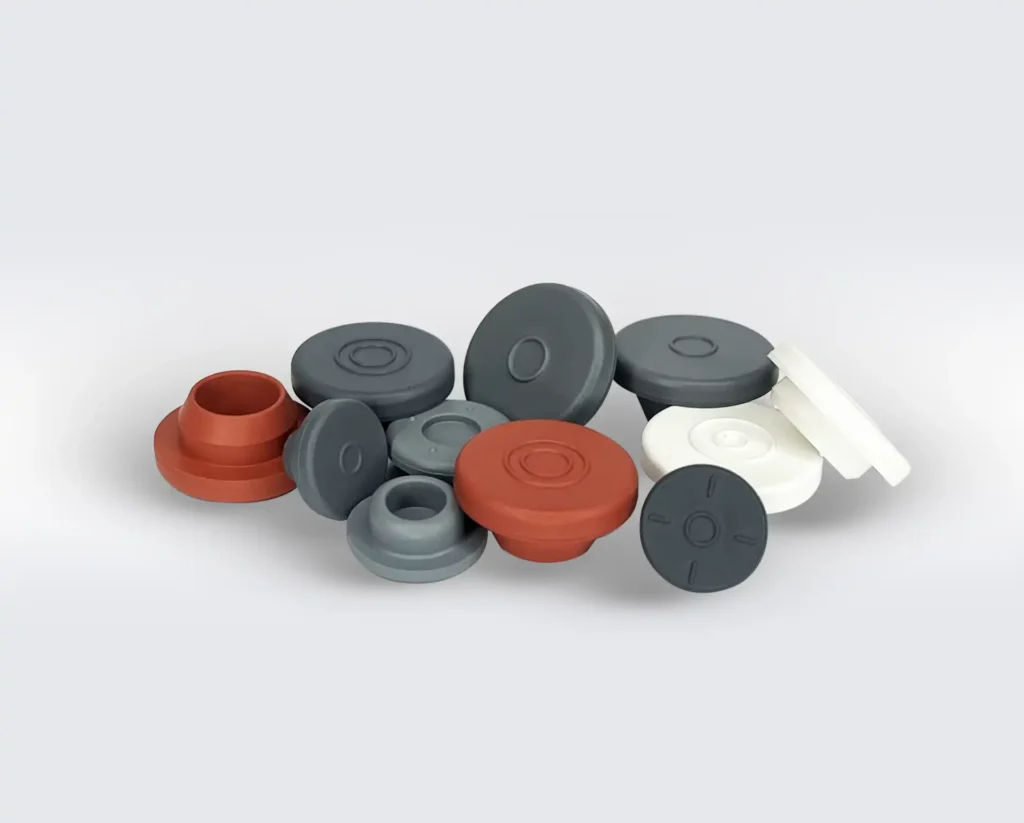 Butyl rubber stoppers