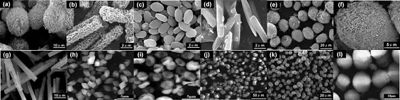 Various morphological magnesium oxide and doped magnesium oxide products prepared