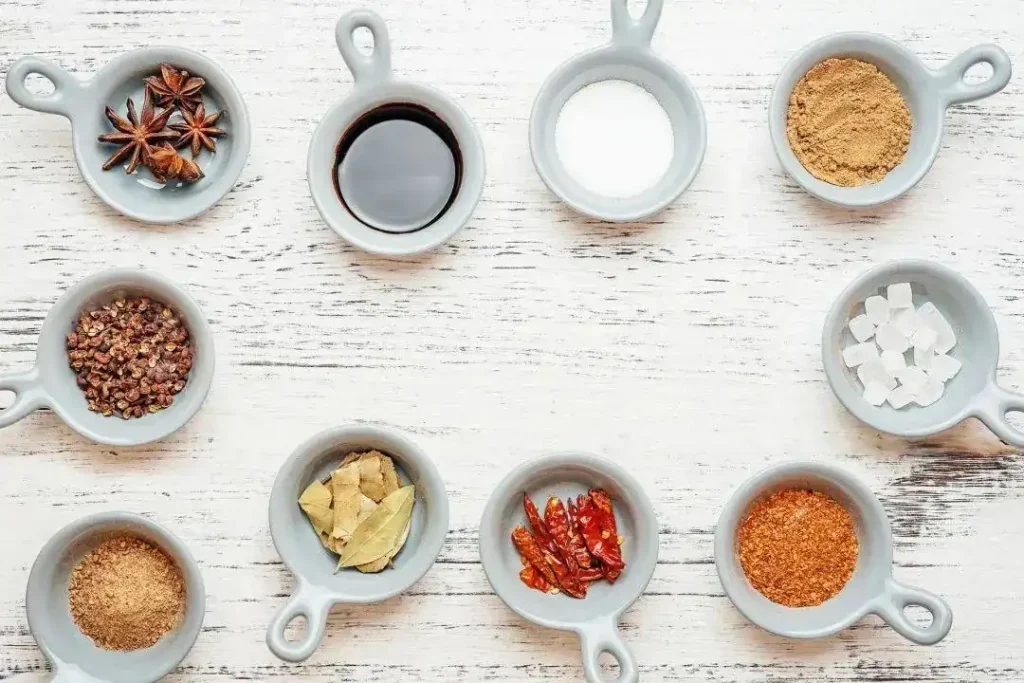 salt, sugar, dried seasonings salt, sugar, dried seasonings